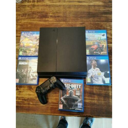 Playstation 4 + 1 controller en 5 games