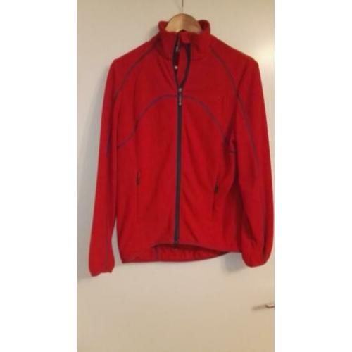 ELT Fleecevest Fleece Rood mt L Gedragen maar zeer netjes K
