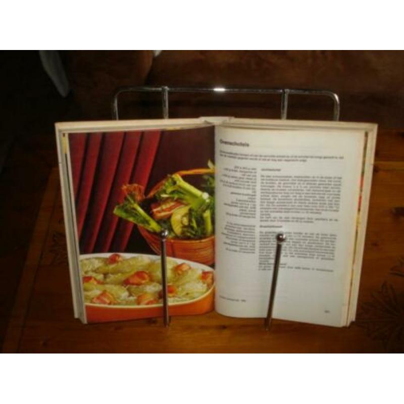 Standaard voor Kookboek, verchroomd, nieuw!