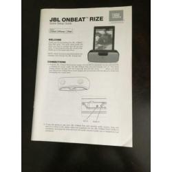 JBL speaker/dock met Iphone 4