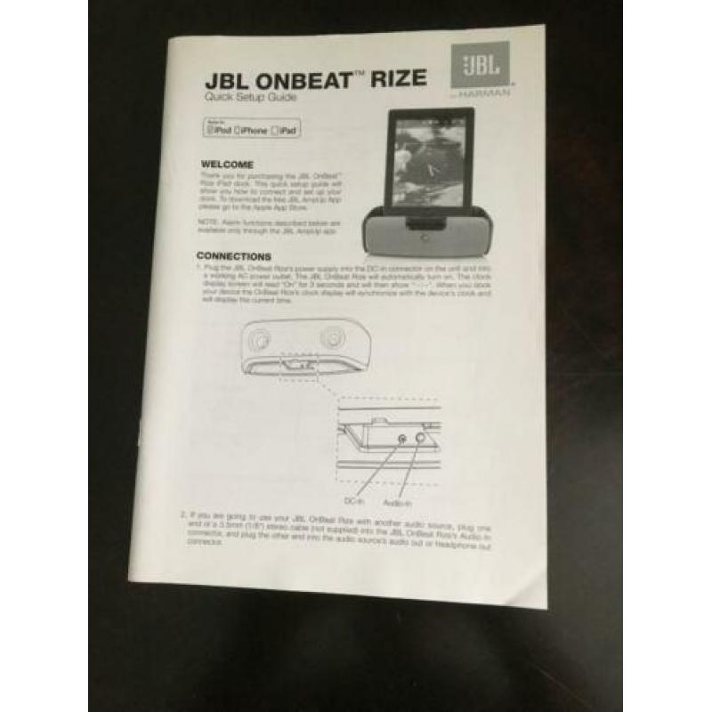 JBL speaker/dock met Iphone 4