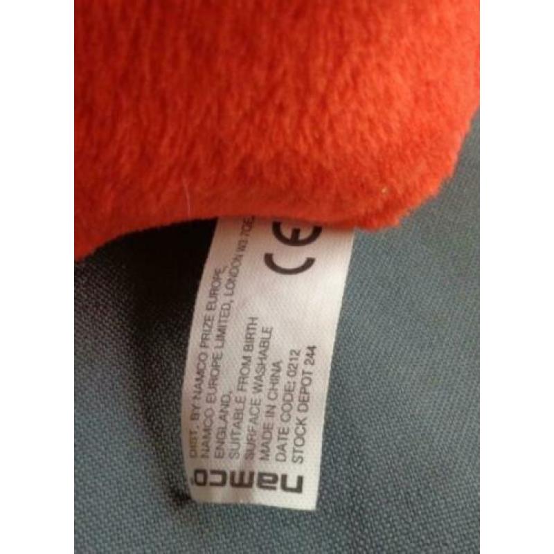 2012 Namco PAC-MAN red ghost knuffel 15cm pop pluche plush p