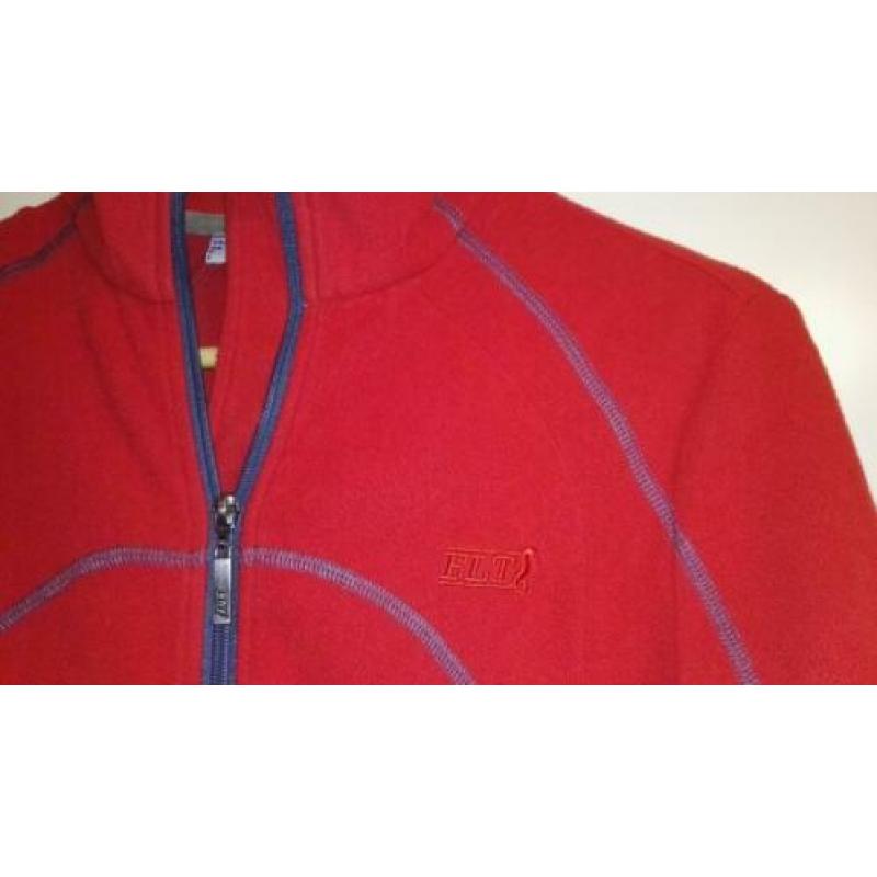 ELT Fleecevest Fleece Rood mt L Gedragen maar zeer netjes K
