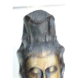 Zeer groot bronzen beeld Quan Yin 48kg
