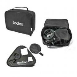 Godox s-type bracket + softbox 80x80cm + grid
