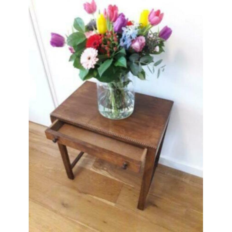 Amsterdamse School Antieke Tafel Art Deco Tafeltje