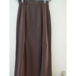 Rok + Gilet blouse bruin mt.36 (S) City Life Woman