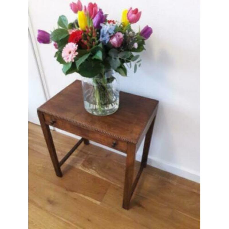 Amsterdamse School Antieke Tafel Art Deco Tafeltje