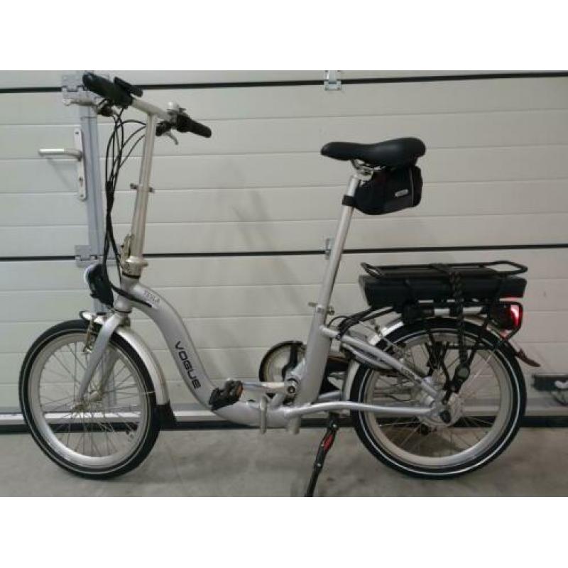 Aluminium elektrishe vouwfiets Tesla 7 versnelling 12 AH