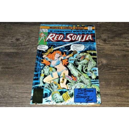 Red Sonja no. 10, de zonen van de Slangengod.