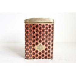 Vintage voorraadblik Zwarte Kat / Chat Noir koffie retro