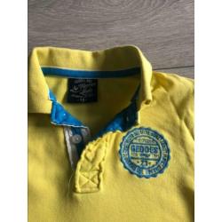 Geddes and Gillmore 10 140 stoere polo - geel - als nieuw