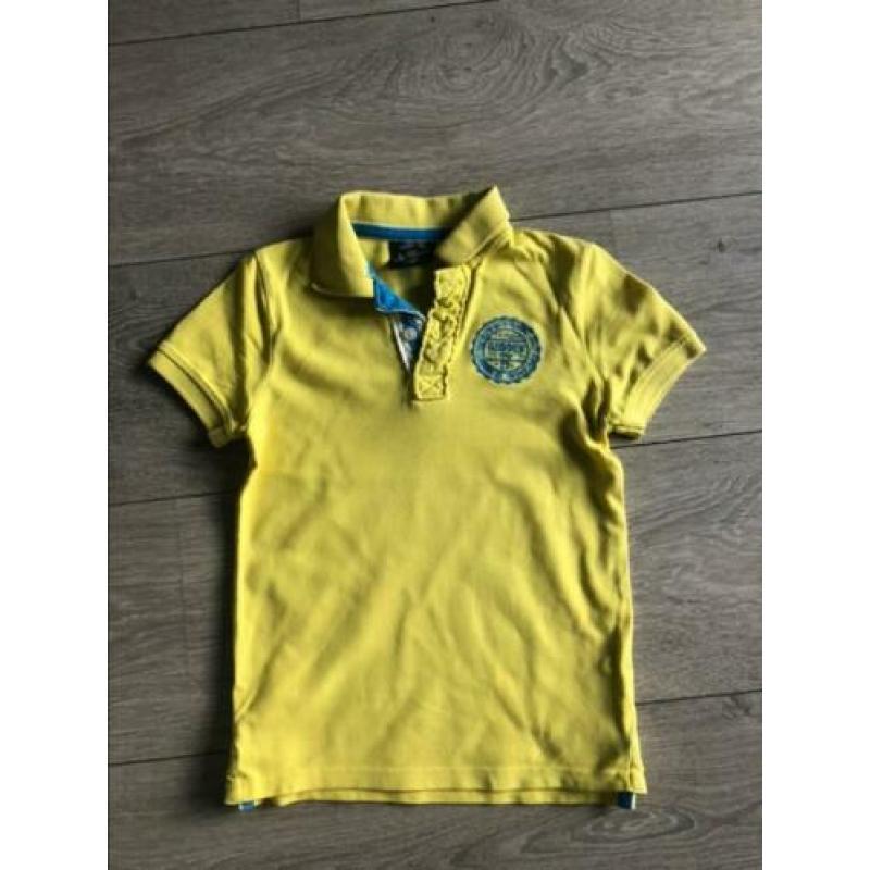 Geddes and Gillmore 10 140 stoere polo - geel - als nieuw