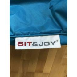 Sit & Joy blauwe zitzak