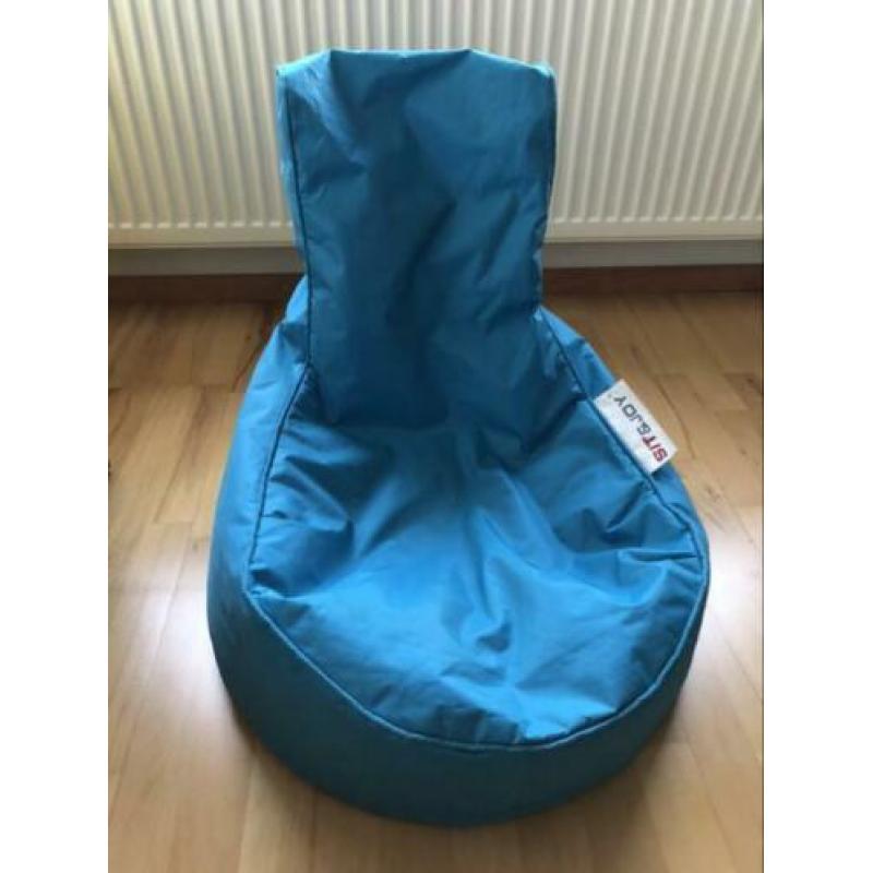 Sit & Joy blauwe zitzak