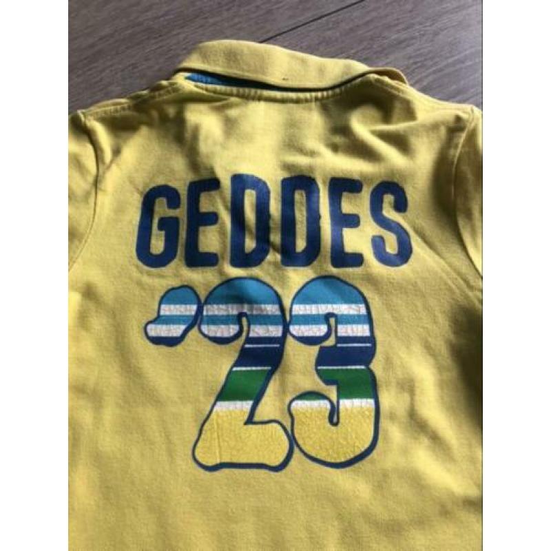 Geddes and Gillmore 10 140 stoere polo - geel - als nieuw