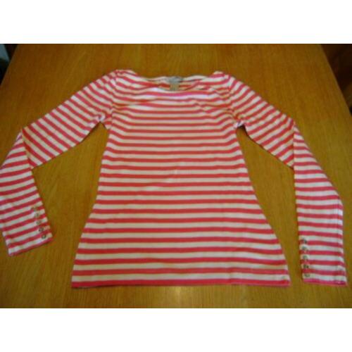 Nieuwe roze/wit gestreepte H&M longsleeve, maat XS