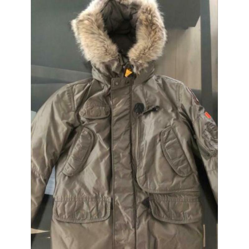 Groene Parajumper winter kinderjas