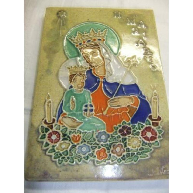West raven utrecht madonna met kind plateel !