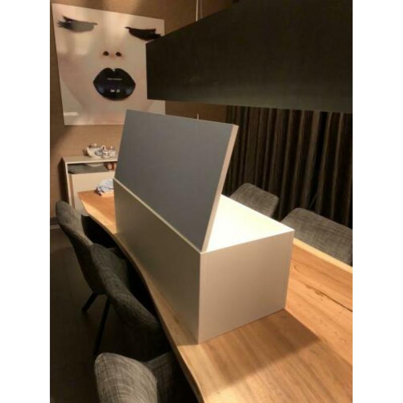 Zwevend TV meubel wit 90 cm