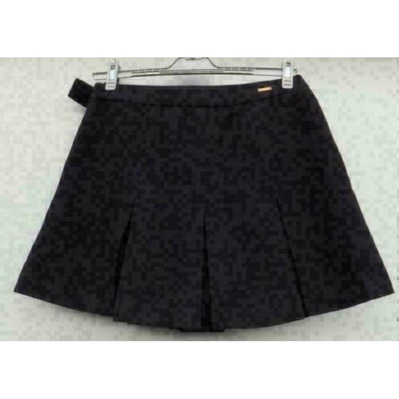 TOMMY HILFIGER zwart wollen plooi rok mt 36 nr 6