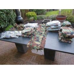 Grote partij korps mariniers legerkleding