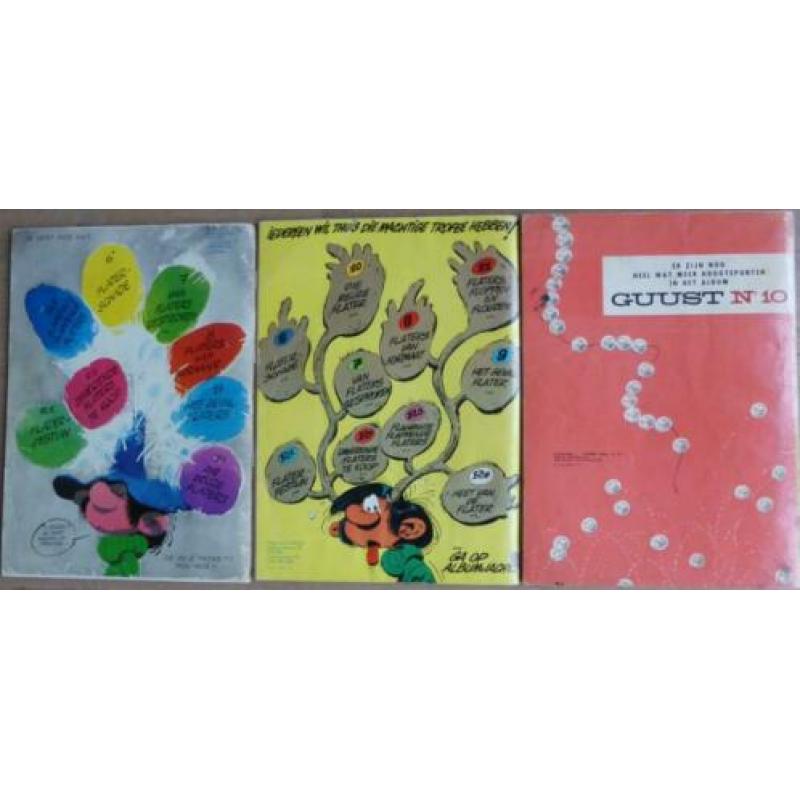 GUUST FLATER, 10 stripboeken, 1 Euro per stuk, 3 x 1e druk !