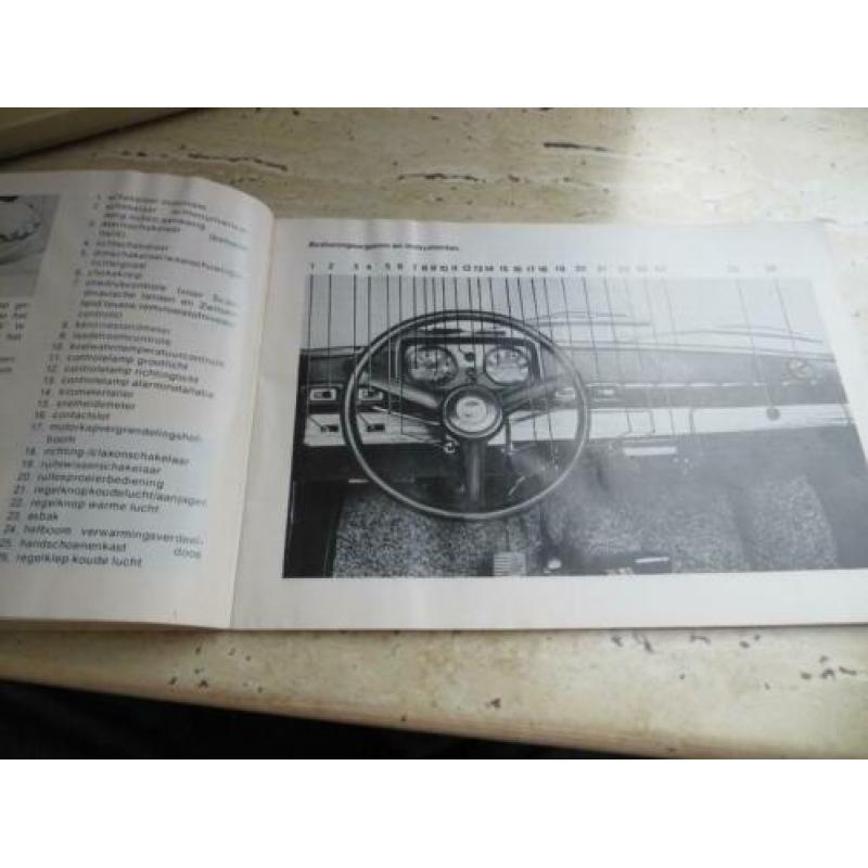 Instructieboek DAF 66, 66 Super luxe, 66 station, 1972, 1973