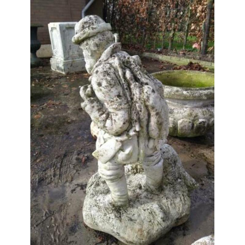 Betonnen tuin ornamenten en bloembakken