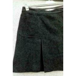 TOMMY HILFIGER zwart wollen plooi rok mt 36 nr 6