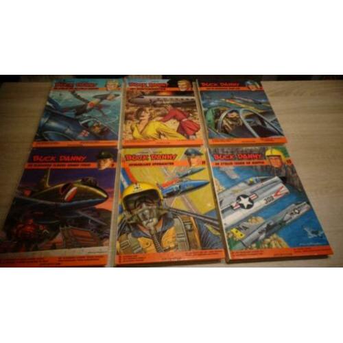 Buck Danny stripboeken hardcovers 6 stuks