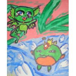 schilderij pokémon