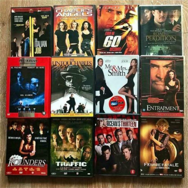 48 DVD's in 1 koop - Div. uiteenlopende genres - topfilms