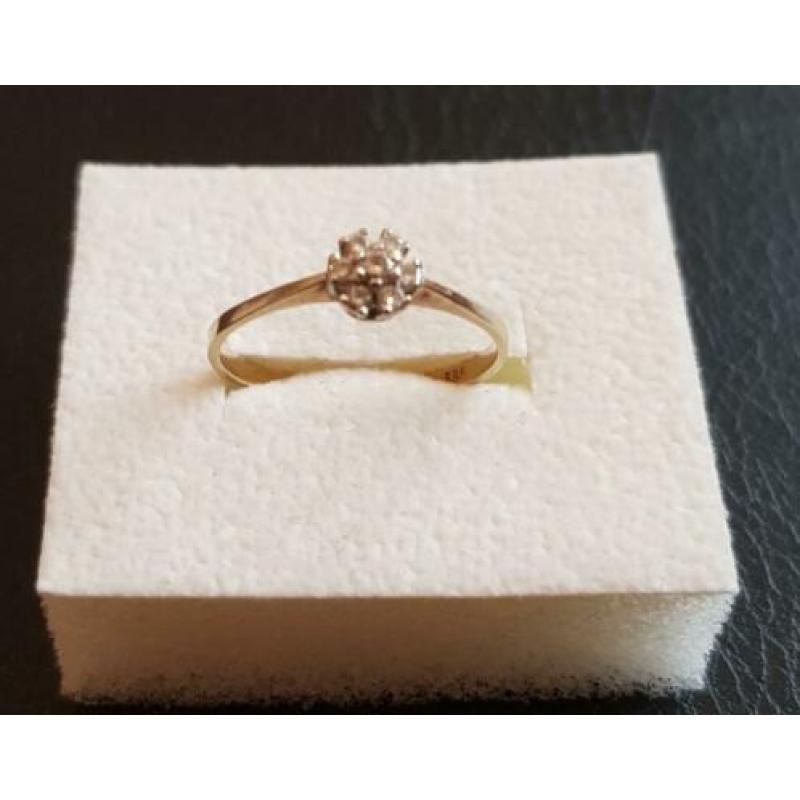 Gouden Ring met diamanten