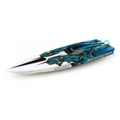TRAXXAS SPARTAN BL 2.4GHz TSM blauw zonder batterij en lader