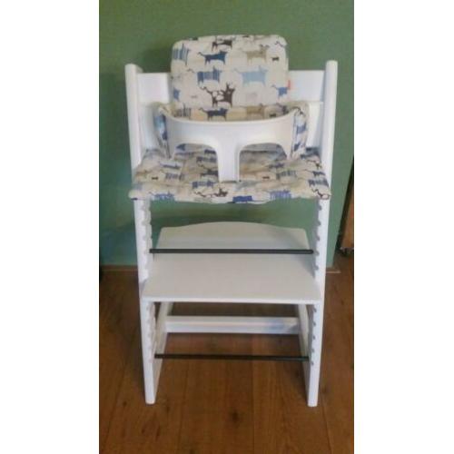 Stokke tripp trapp wit met babyset