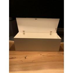 Zwevend TV meubel wit 90 cm