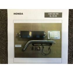 Exan Oval Classic uitlaat demper Honda CBR600RR 2005 2006
