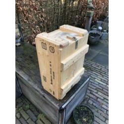 Houten legerkist nieuw