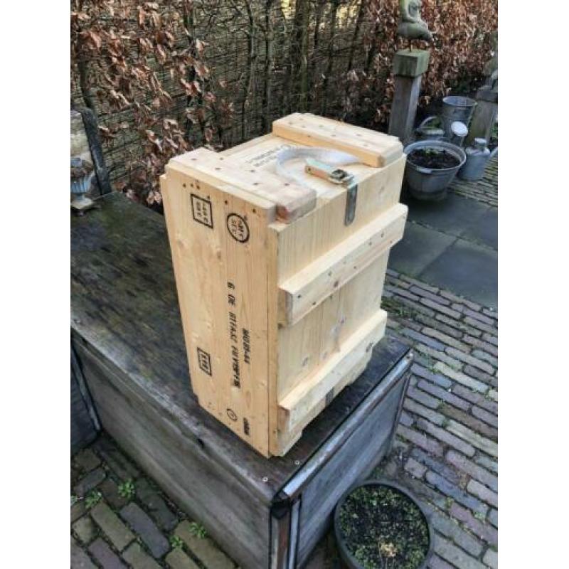 Houten legerkist nieuw