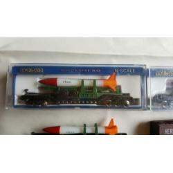 5 N-scale goederenwagons