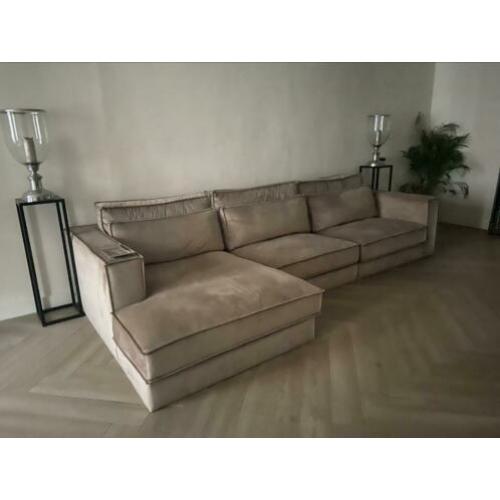 Eric Kuster Style Velourse bank + lounge zand effect.
