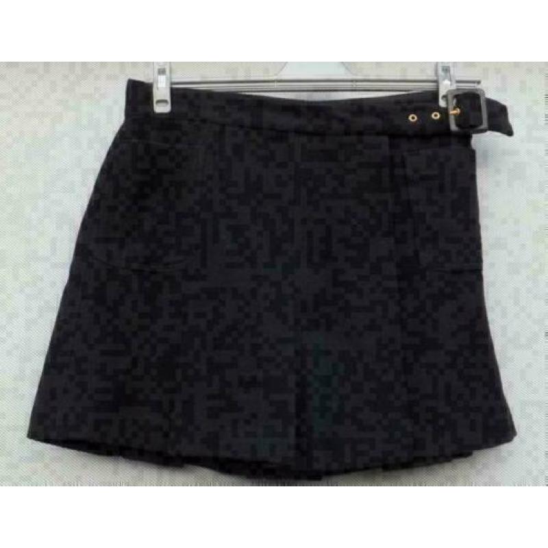 TOMMY HILFIGER zwart wollen plooi rok mt 36 nr 6