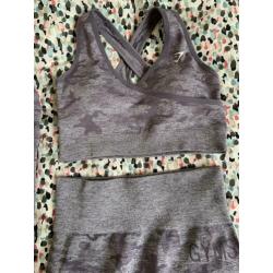 Gymshark set 3 delig Camo maat M