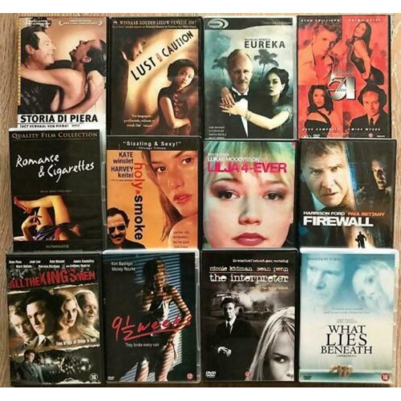 48 DVD's in 1 koop - Div. uiteenlopende genres - topfilms