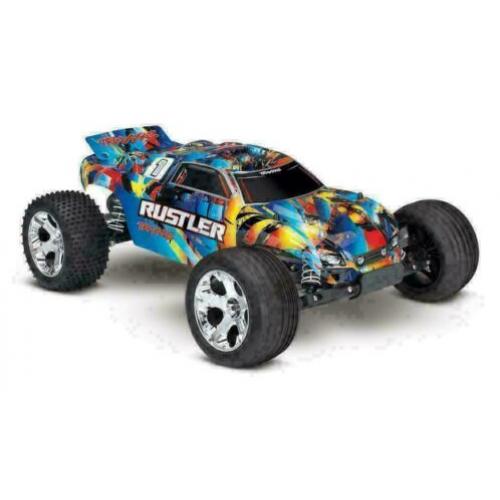 Traxxas Rustler RTR 2.4GHz Rock&Roll geen accu en lader