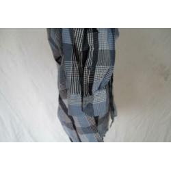 Blauw geruit overhemd.100% katoen.Mt XXL.Merk New Roads