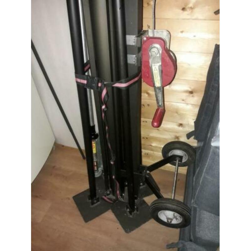 uit schuif mast 17 meter