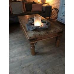 Landelijke salontafel, teakhout