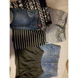Groot pakket meisjes kleding 140/ 146